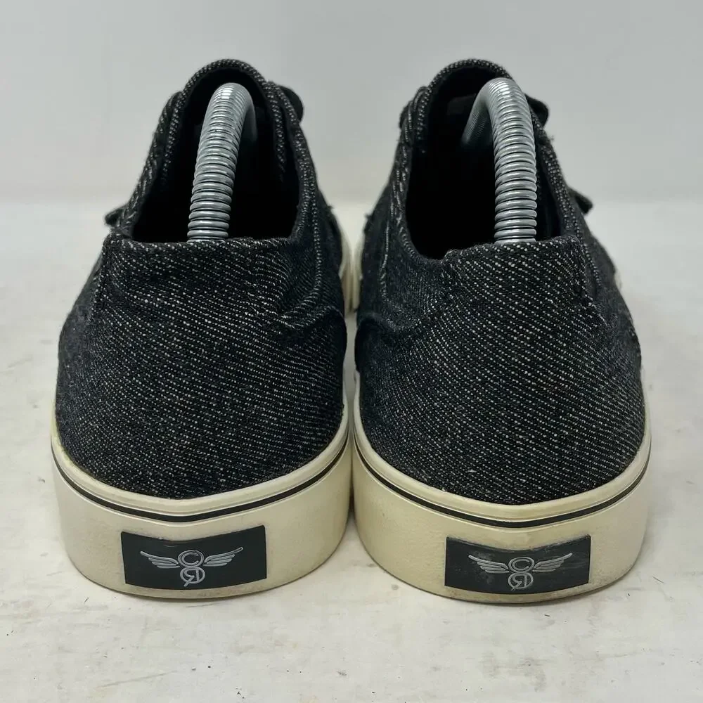 Creative Recreation Cesario Black Chambray Low Sneakers Mens Size 9